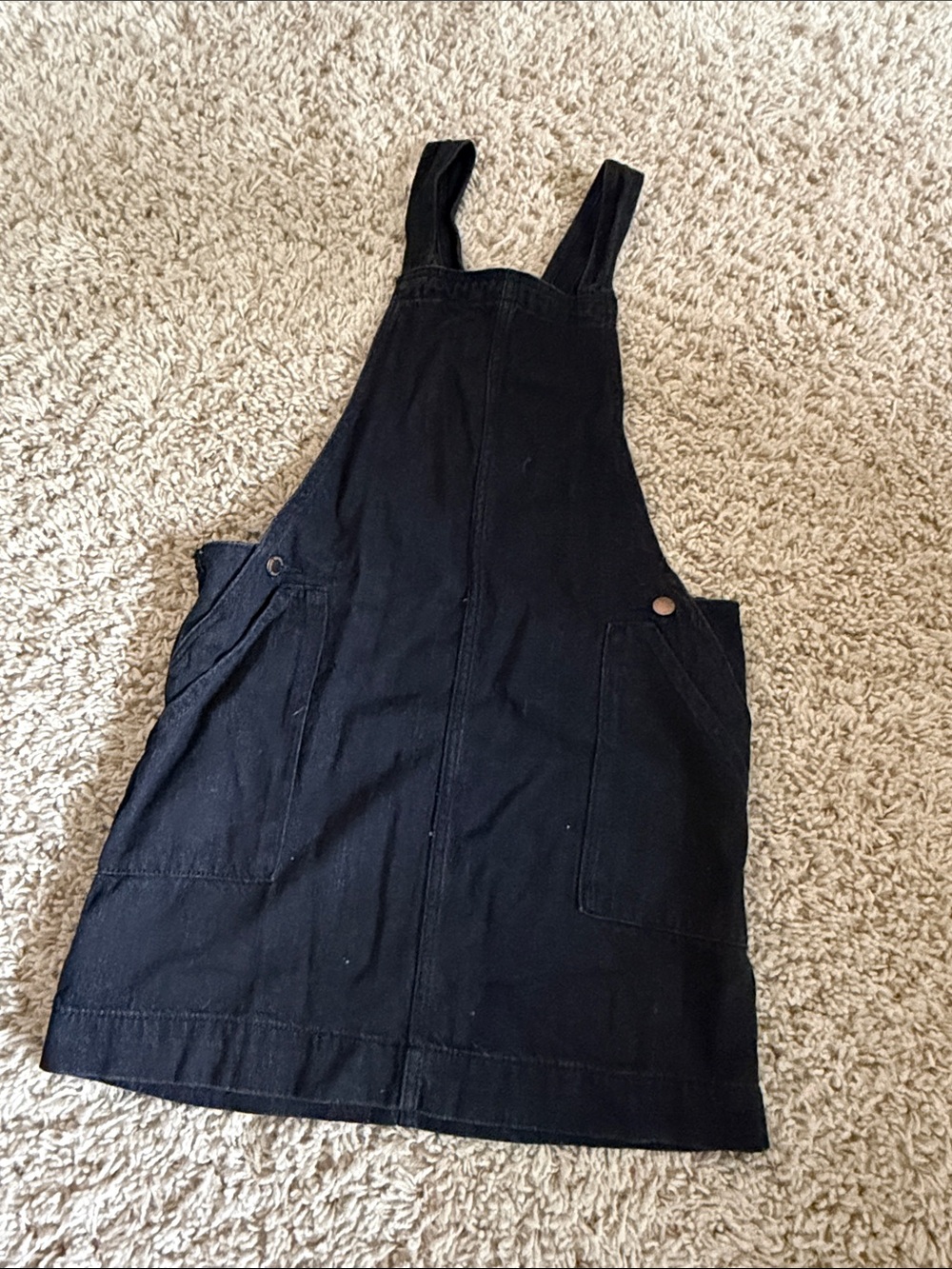 Universal Thread Black Mini Pinafore Dress (Never worn)